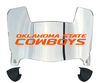 Oklahoma State Cowboys Mini Football Helmet Visor Shield w/ Clips - PICK VISOR & LOGO COLOR