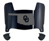 Oklahoma Sooners Mini Football Helmet Visor Shield w/ Clips - PICK VISOR & LOGO COLOR