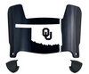 Oklahoma Sooners Mini Football Helmet Visor Shield w/ Clips - PICK VISOR & LOGO COLOR