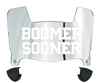 Oklahoma Sooners Mini Football Helmet Visor Shield w/ Clips - PICK VISOR & LOGO COLOR