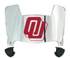 Oklahoma Sooners Mini Football Helmet Visor Shield w/ Clips - PICK VISOR & LOGO COLOR