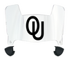 Oklahoma Sooners Mini Football Helmet Visor Shield w/ Clips - PICK VISOR & LOGO COLOR