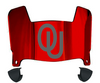 Oklahoma Sooners Mini Football Helmet Visor Shield w/ Clips - PICK VISOR & LOGO COLOR