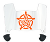 Oklahoma State Cowboys Mini Football Helmet Visor Shield w/ Clips - PICK VISOR & LOGO COLOR