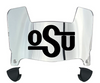 Oklahoma State Cowboys Mini Football Helmet Visor Shield w/ Clips - PICK VISOR & LOGO COLOR