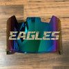 Philadelphia Eagles Full Size Football Helmet Visor Shield Green Iridium Mirror w/ Clips - PICK LOGO COLOR