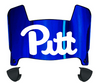 Pittsburgh Panthers Mini Football Helmet Visor Shield w/ Clips - PICK VISOR & LOGO COLOR