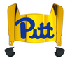 Pittsburgh Panthers Mini Football Helmet Visor Shield w/ Clips - PICK VISOR & LOGO COLOR