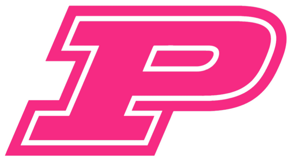 Purdue Boilermakers HOT PINK Team Logo Premium DieCut Vinyl Decal PICK SIZE