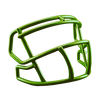 Build Your Own Custom Riddell Speed Mini Football Helmet - Yellow Shell