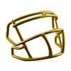 Build Your Own Custom Riddell Speed Mini Football Helmet - Yellow Shell