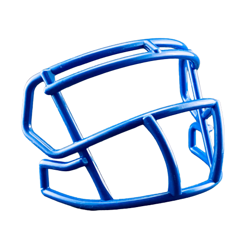 Royal Blue Custom Riddell Speed Mini Football Helmet Facemask