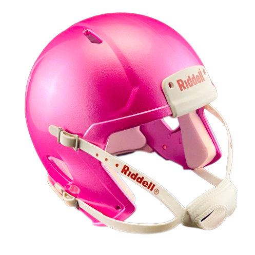 Hot Pink Custom Riddell Speed Mini Football Helmet Blank Shell