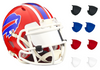 Buffalo Bills Red Retro Throwback Riddell Speed Mini Football Helmet - Build Your Own w/ Custom Color Mini Visor Shield & Color Clips