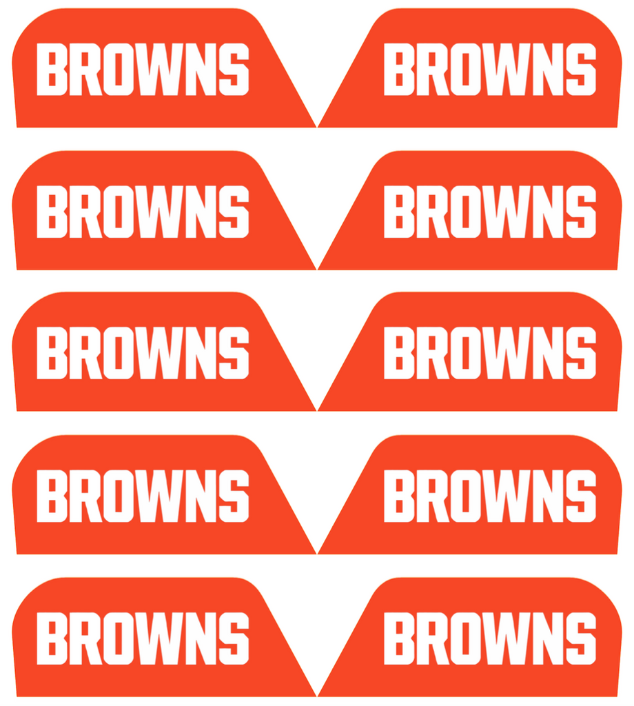 Cleveland Browns Visor Tab Decals for Full Size Football Helmet –  SportsJewelryProShop