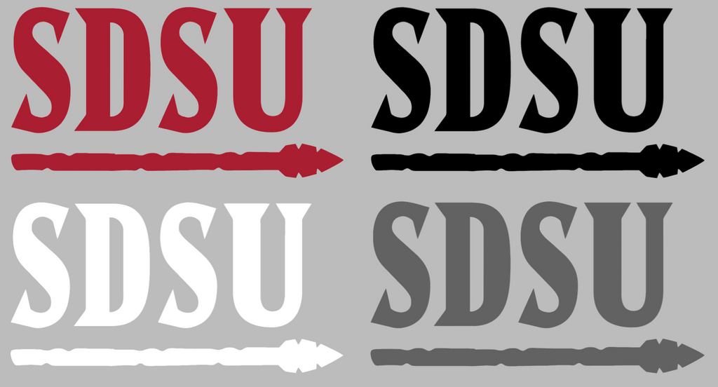 SDSU Baseball Icon Decal