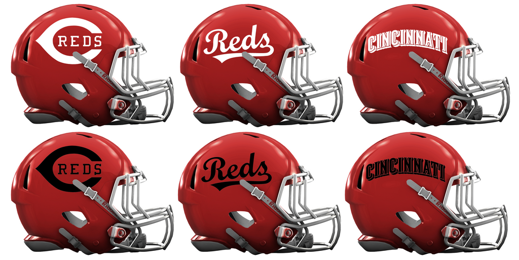 Cincinnati Reds Custom Concept Red Mini Riddell Speed Football