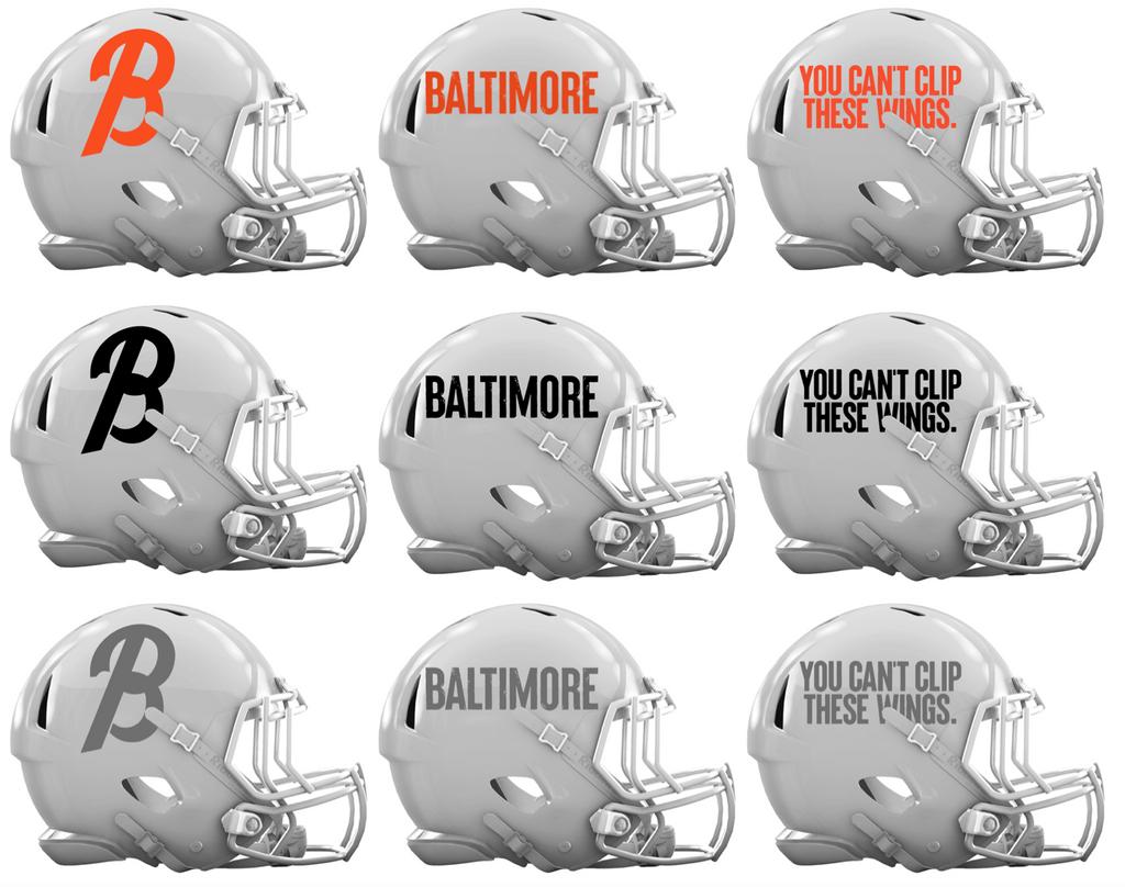 Baltimore Orioles City Connect Custom White Mini Speed Football Helmet –  SportsJewelryProShop