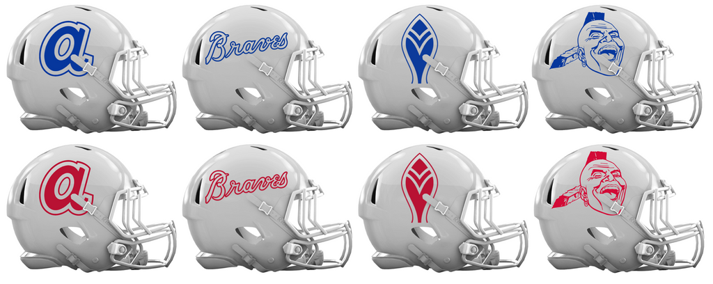 Texas Rangers Custom Concept White Mini Riddell Speed Football