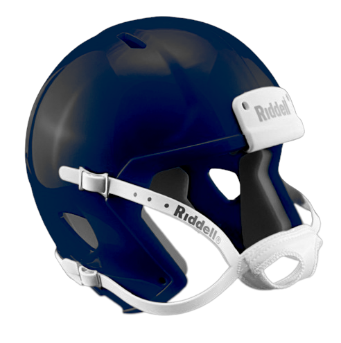 Navy Blue Custom Riddell Speed Mini Football Helmet Blank Shell