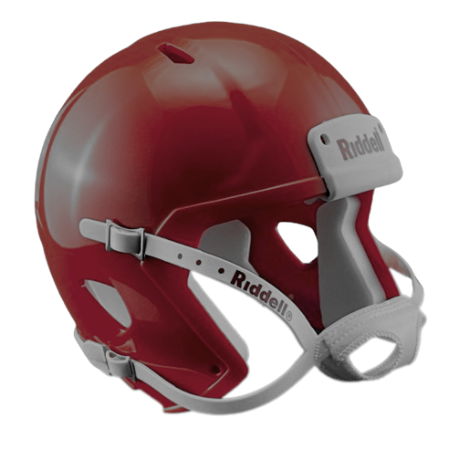 Burgundy Custom Riddell Speed Mini Football Helmet Blank Shell