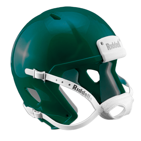 Hunter Green Custom Riddell Speed Mini Football Helmet Blank Shell