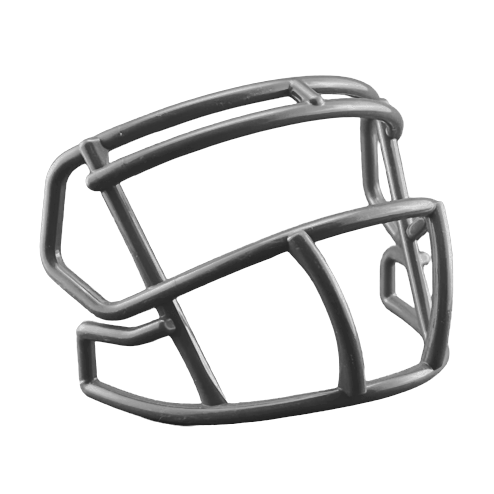 Dark Gray Custom Riddell Speed Mini Football Helmet Facemask