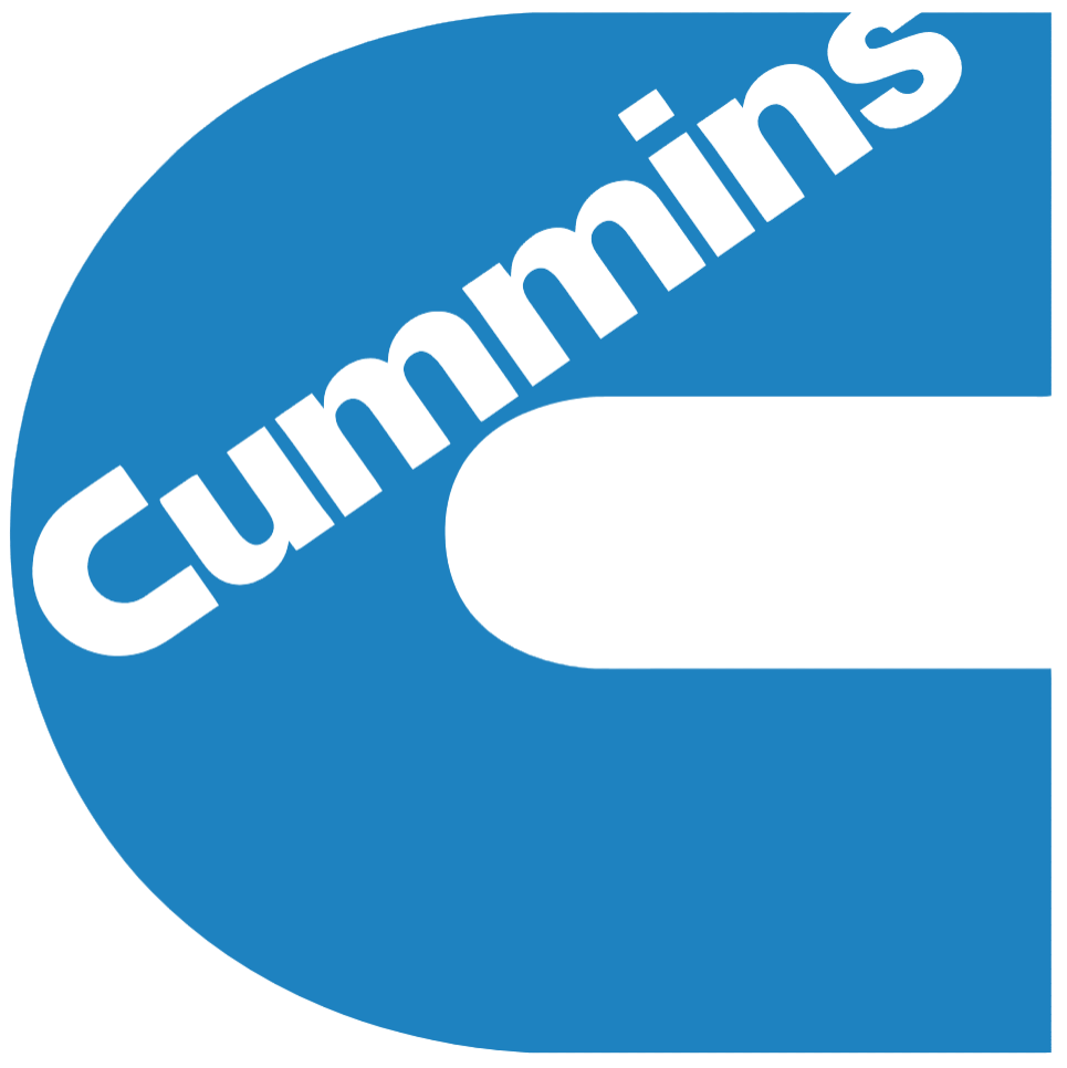 Cummins Diesel Truck Logo LIGHT BLUE Premium DieCut Vinyl Decal PICK SIZE