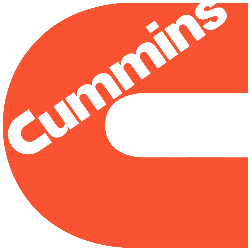 Cummins Diesel Truck Logo ORANGE Premium DieCut Vinyl Decal PICK SIZE