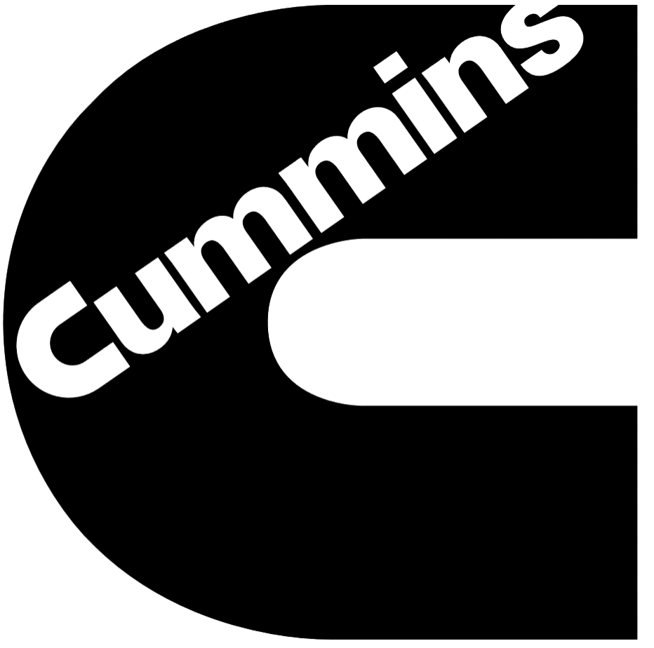 Cummins Diesel Truck Logo BLACK Premium DieCut Vinyl Decal PICK SIZE