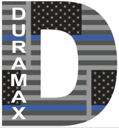 Duramax Diesel Truck Logo THIN BLUE LINE Premium DieCut Vinyl Decal PICK SIZE