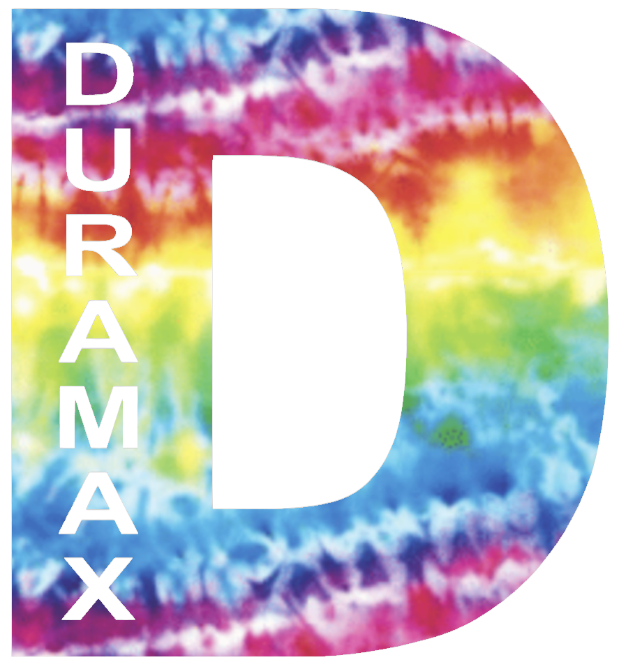 Duramax Diesel Truck Logo TIE DYE Crucial Catch Cancer Premium DieCut Vinyl Decal PICK SIZE