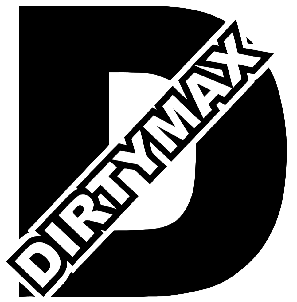 Duramax Dirtymax Diesel Truck Logo BLACK Premium DieCut Vinyl Decal PICK SIZE