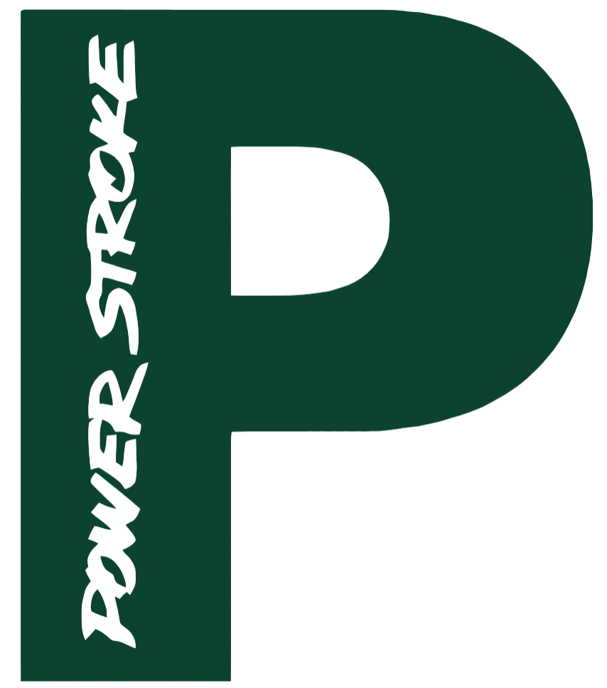 Powerstroke Diesel Truck Logo GREEN Premium DieCut Vinyl Decal PICK SIZE