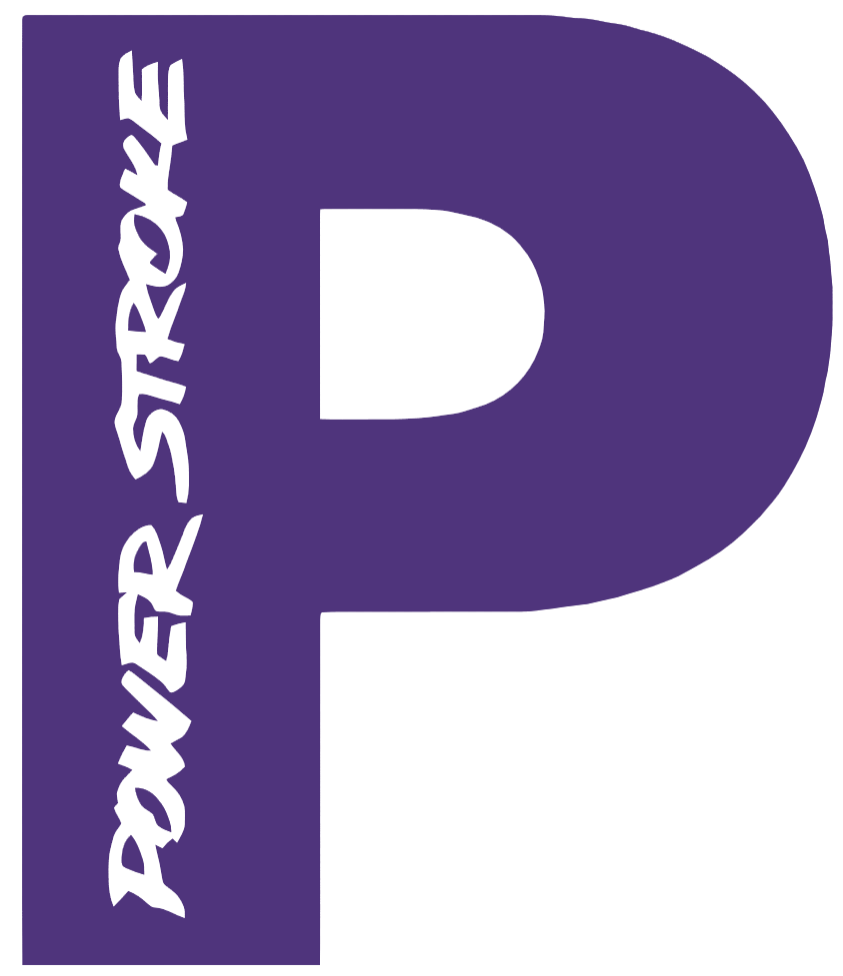 Powerstroke Diesel Truck Logo PURPLE Premium DieCut Vinyl Decal PICK SIZE