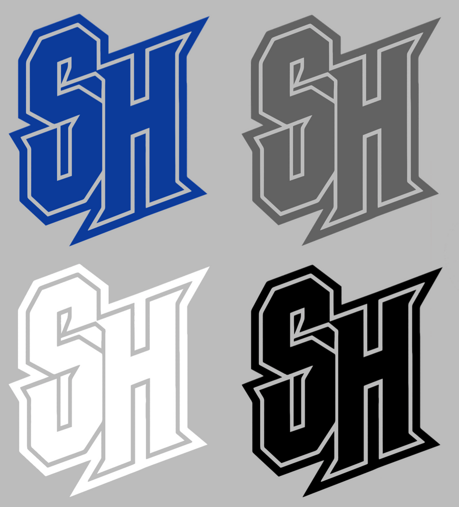 Seton Hall Pirates SH Logo Premium DieCut Vinyl Decal PICK COLOR & SIZE