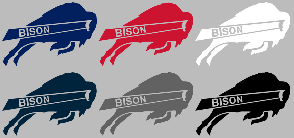 Howard Bison Retro Throwback Logo Premium Vinyl Decal PICK COLOR SIZE ...