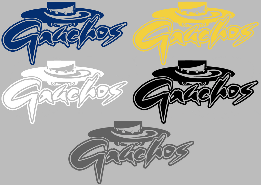 UCSB Gauchos Retro Throwback Logo Premium DieCut Vinyl Decal PICK COLOR & SIZE