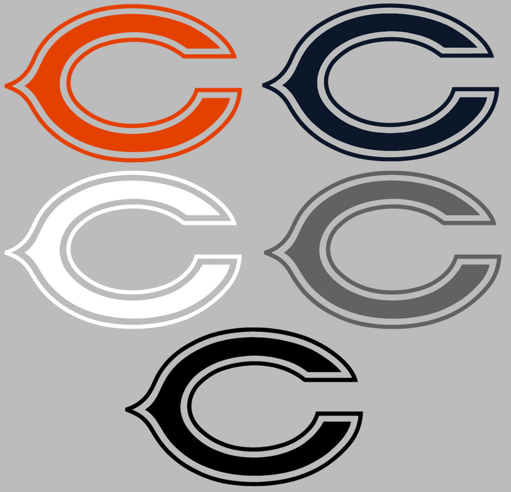 Chicago Bears Team Logo Premium DieCut Vinyl Decal PICK COLOR & SIZE