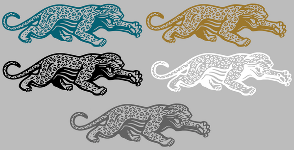 Jacksonville Jaguars Retro Throwback Logo Premium DieCut Vinyl Decal PICK COLOR & SIZE