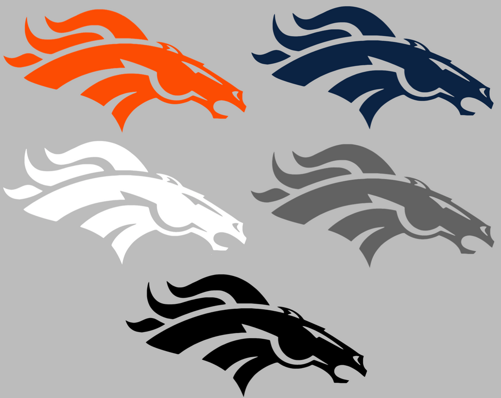 Denver Broncos Alternate Logo Premium DieCut Vinyl Decal PICK COLOR & SIZE