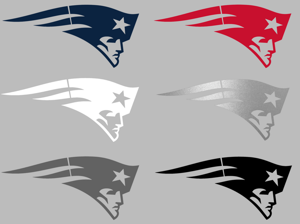 New England Patriots Team Logo Premium DieCut Vinyl Decal PICK COLOR & SIZE