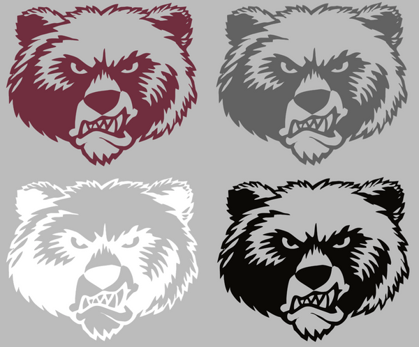 Montana Grizzlies Alternate Team Logo Premium DieCut Vinyl Decal PICK COLOR & SIZE