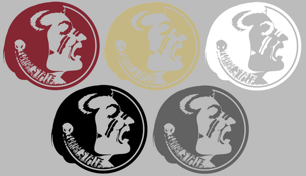 Florida State Seminoles Retro Throwback Logo Premium DieCut Vinyl Decal PICK COLOR & SIZE