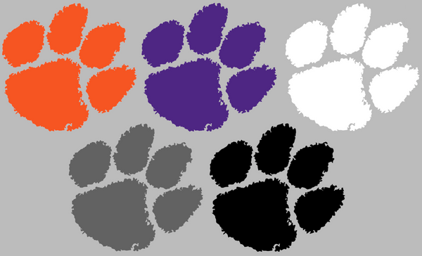 Clemson Tigers Team Logo Premium DieCut Vinyl Decal PICK COLOR & SIZE