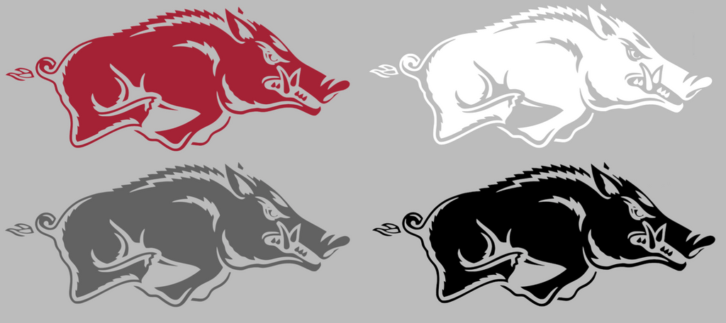 Arkansas Razorbacks Team Logo Premium DieCut Vinyl Decal PICK COLOR & SIZE