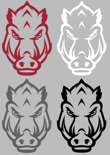 Arkansas Razorbacks Alternate Logo Premium DieCut Vinyl Decal PICK COLOR & SIZE