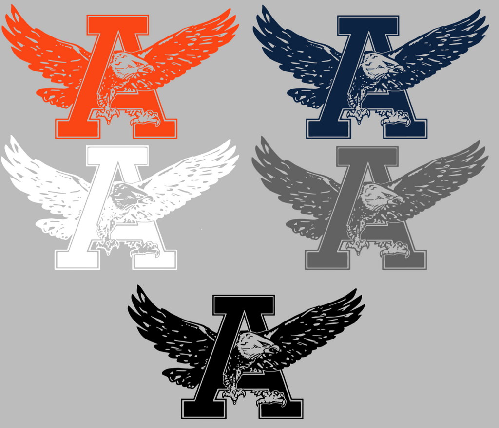 Auburn Tigers Retro Throwback Logo Premium DieCut Vinyl Decal PICK COLOR & SIZE