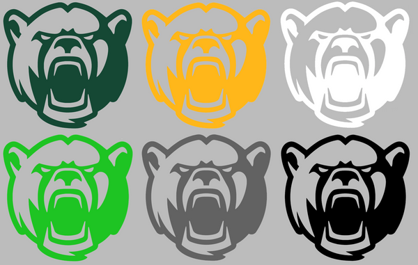 Baylor Bears Mascot Logo Premium DieCut Vinyl Decal PICK COLOR & SIZE