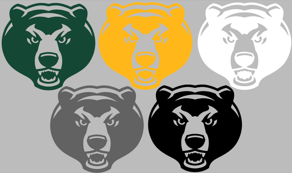 Baylor Bears Retro Throwback Logo Premium DieCut Vinyl Decal PICK COLOR & SIZE